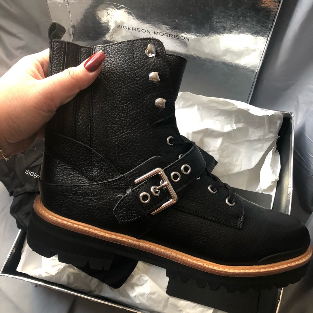 NWT Sigerson Morrison Women’s Ida Hiker Ankle Boot